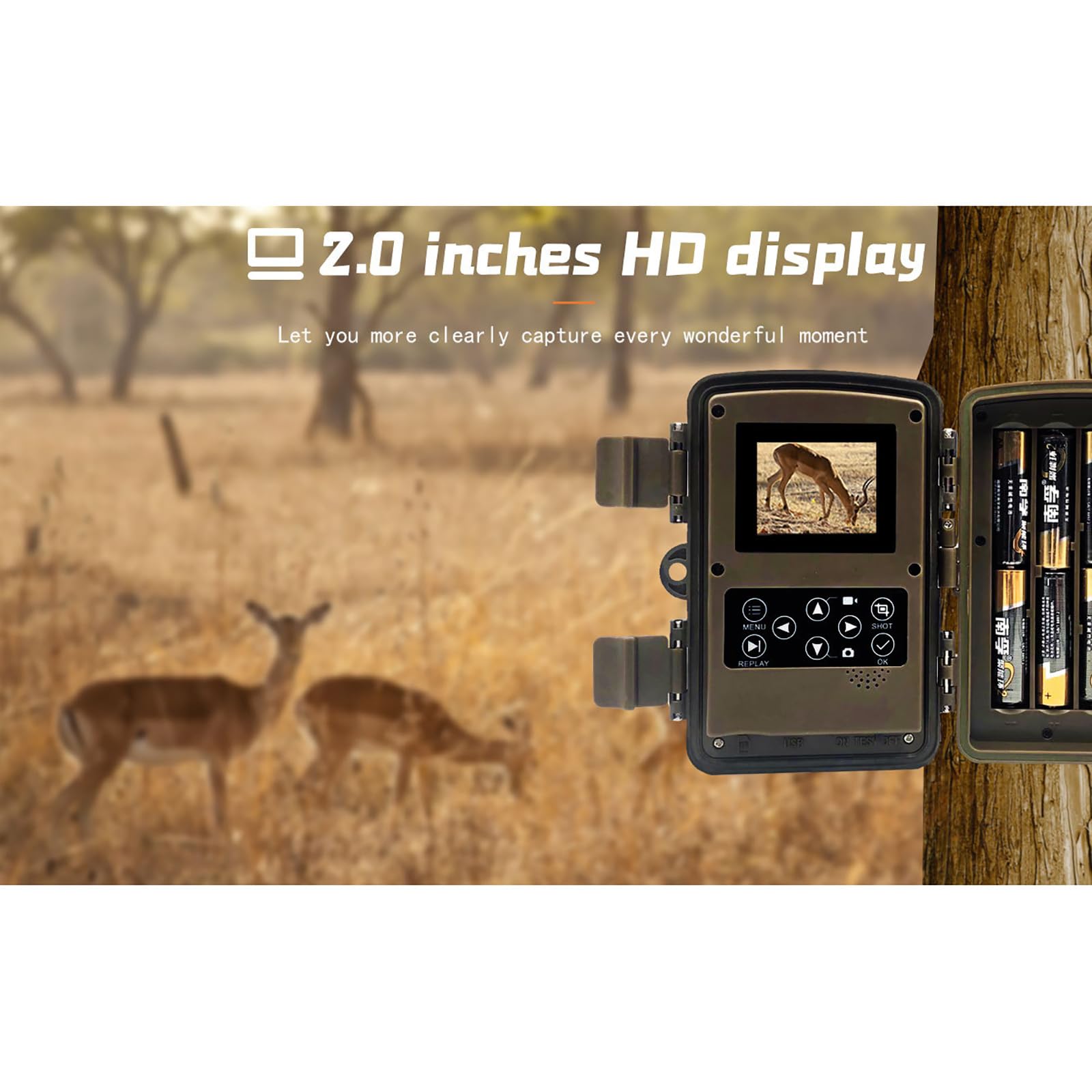 防犯カメラ 小型 トレイルカメラ 2400万画素 動体検知 電池式 自動上書録画 Amazon.co.jp: トレイルカメラ 電池式 防犯カメラ 夜間赤く光ら